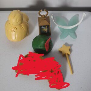 Lot of 5 Disney Parks Mr Mrs Potato Head Peter Pan Tinkerbell Wings Wand Lantern